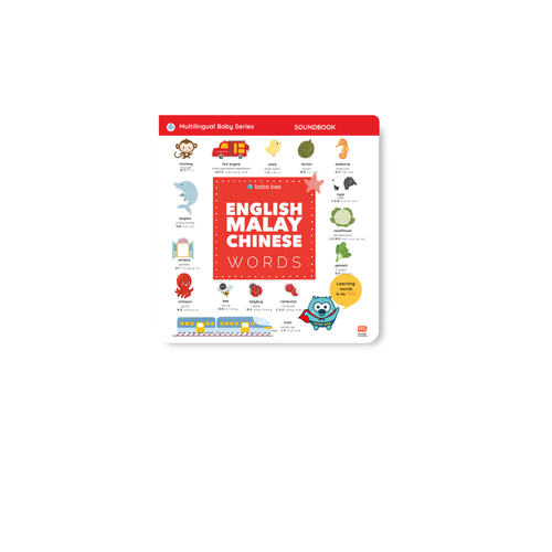 Press and Learn English Malay Chinese Words